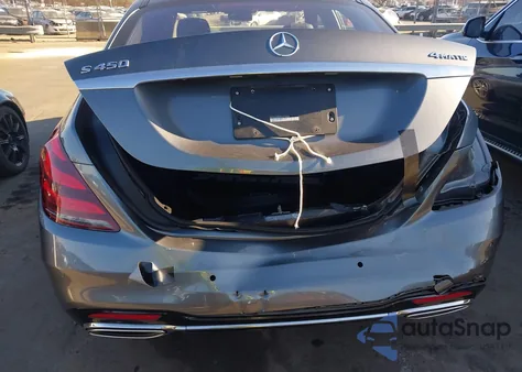 2019 Mercedes-Benz S 450 4Matic из США, поврежденный, VIN WDDUG6EB2KA476408